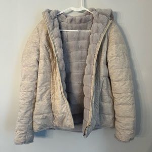 Hooded Reversible Faux-Fur Jacket
